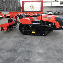 小型多功能全自动耕地旋耕机厂家柴油动力微耕机履带拖拉机