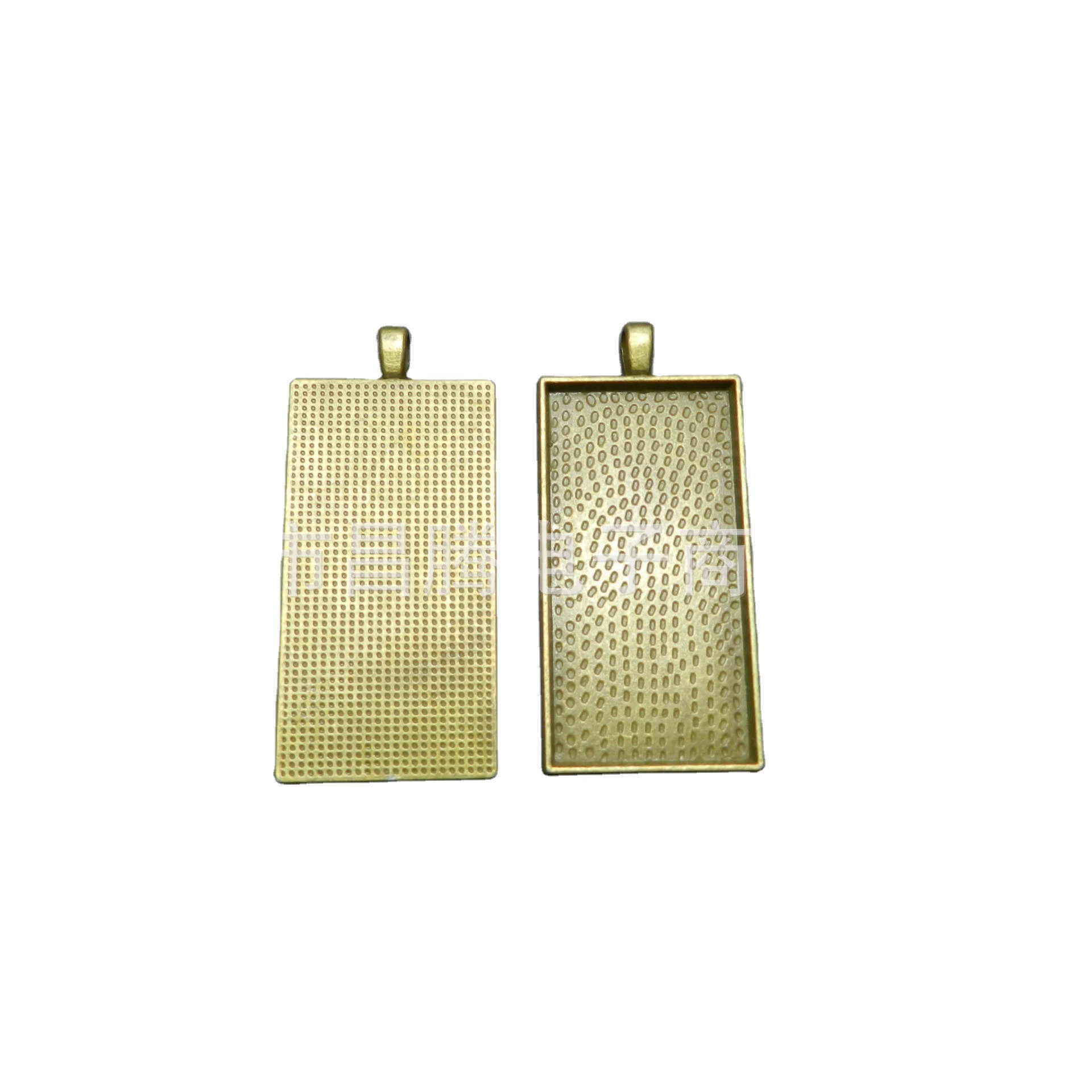Внутренний 25X50 мм Прямоугольный кулон нижняя поддержка изысканный узор сплав база DIY ювелирные аксессуары материалы ручной работы