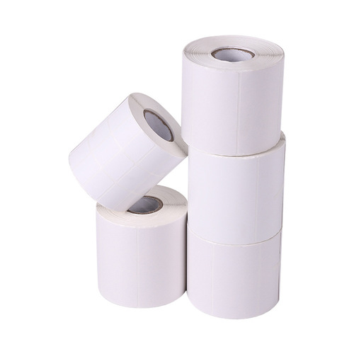 Copperplate paper self-adhesive label paper 8060 round label sticker, small batch takeout seal sticker printing logo