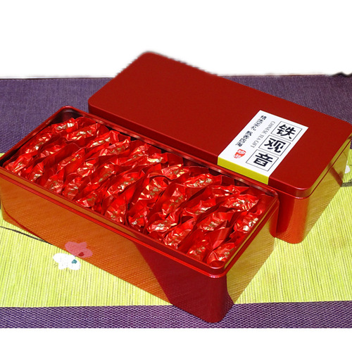 Fujian New Tea Jin Jun Mei Black Tea Oolong Tea Assorted Set Gift Box Iron Box Pack of Two with Gifting Bag