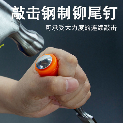 Red plastic handle through-core woodworking chisel 8-32mm single blister card percussion wood carving chisel woodworking chisel