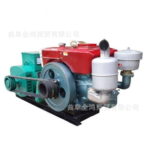 İki Silindrli 12kwt Qoşqu Generatoru Benzin 5.5kw Generator Tənzimləyicisi Mis Generator