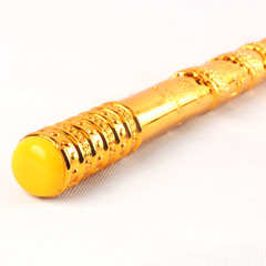 Wholesale telescopic golden hoop stick children's luminous toy stainless steel Sun Wukong soft stick automatic golden hoop stick stall scenic spot