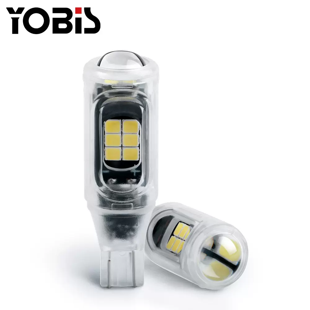 YOBIS汽车改装倒车灯16灯T15大功率转向灯尾灯示宽灯带透镜全透光