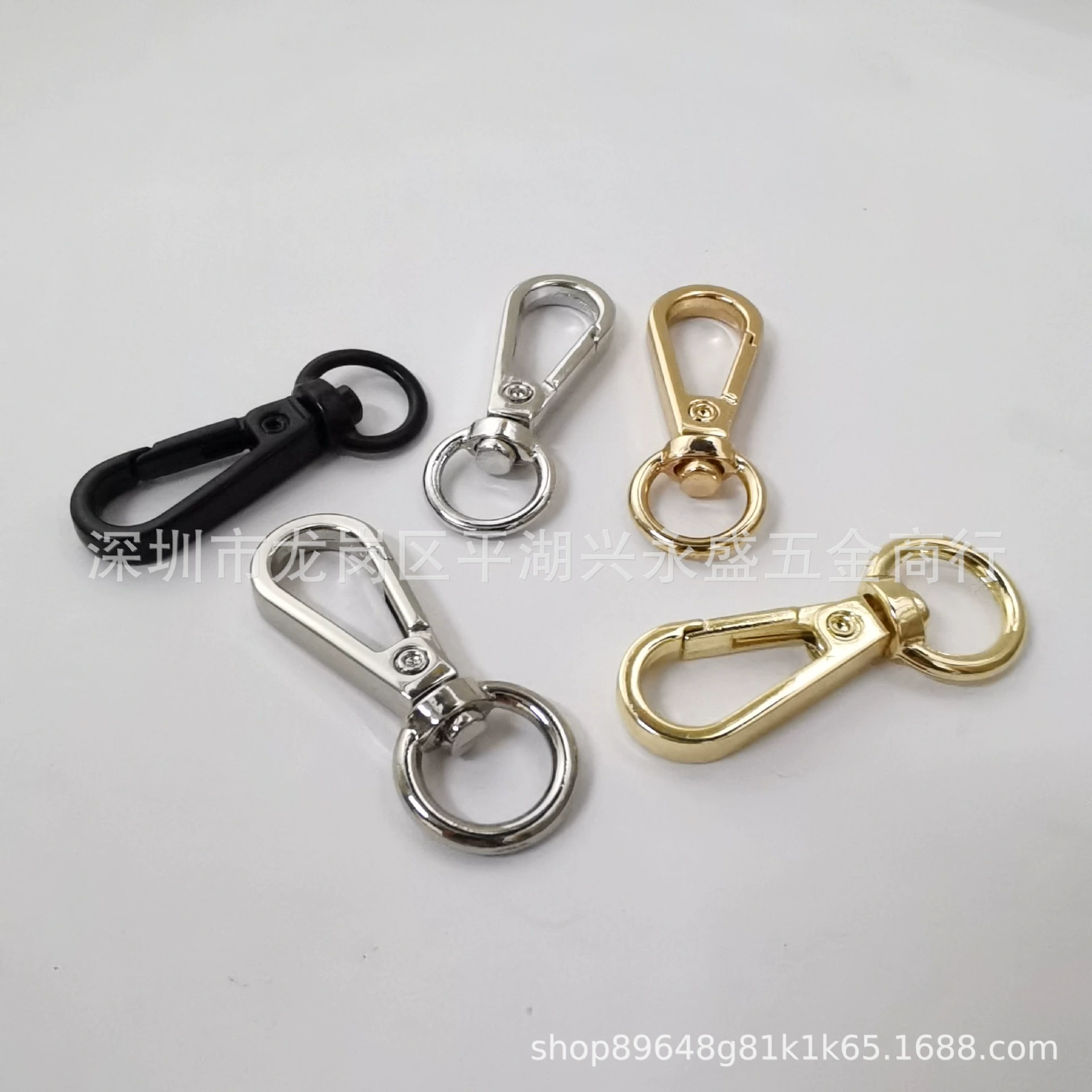 В наличии прямая багажная фурнитура Аксессуары пластина пряжка цинковый сплав литье под давлением ключ собака пряжка сумка плечевой ремень крючок