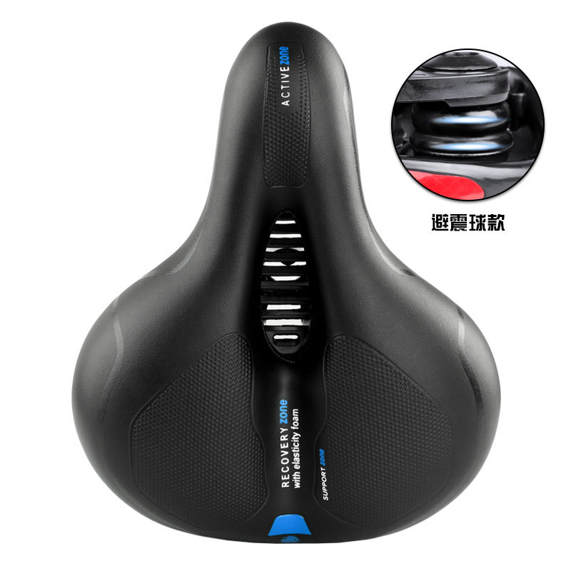 Bicicleta engrosada cojín del asiento de bicicleta de montaña cojín grande Butt silla suave cómodo asiento de coche accesorios de equipo de equitación