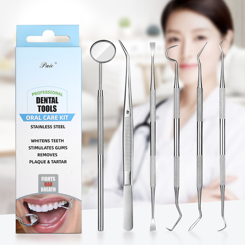 Cálculo dental removedor lengua raspado endoscopio sonda médica limpieza dientes manchas de sarro oral cuidado dental herramientas