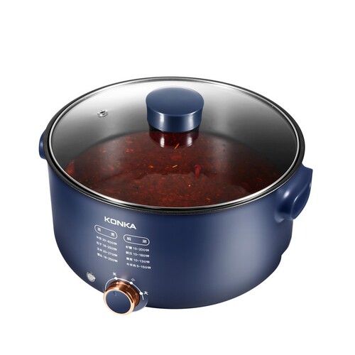 Konka electric cooking pot household electric wok student dormitory multi-functional cooking pot large capacity electric hot pot integrated electric pot