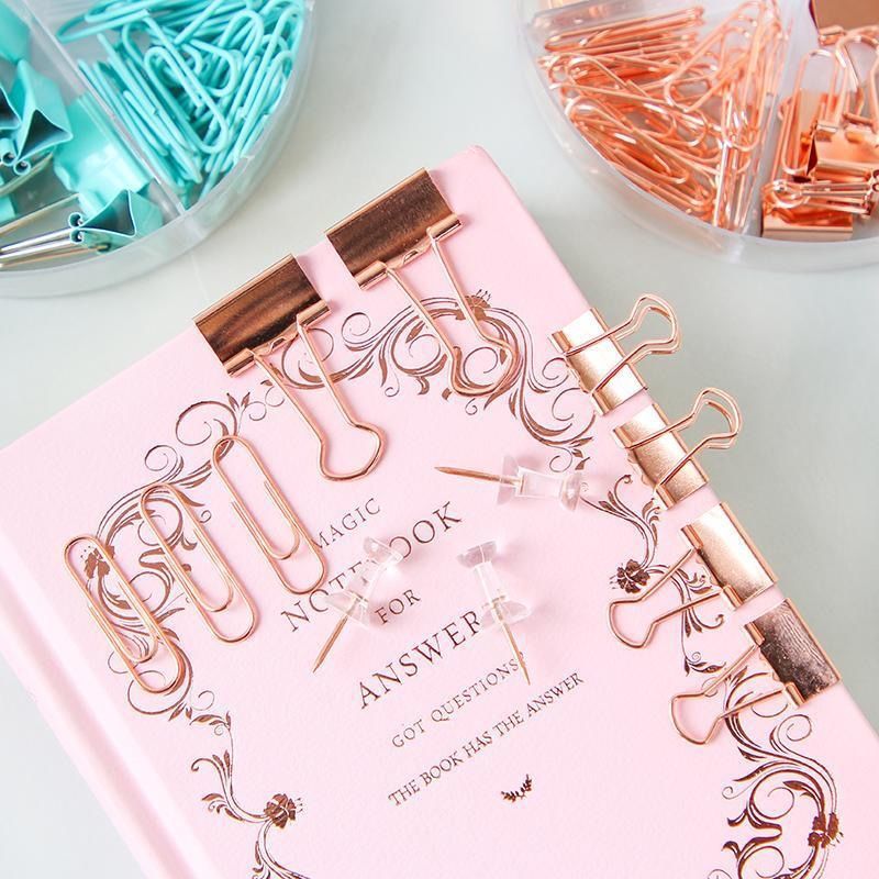 Clip de papel multifuncional creativo clip de cola larga clip de cola de milano en forma de I combinación traje de clip de archivo de aprendizaje de oficina