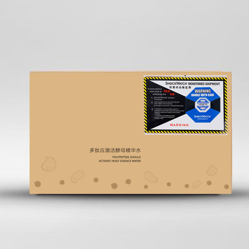物流防震标签冲击碰撞监测指示Shockwatch2不可逆防不干胶防倾斜