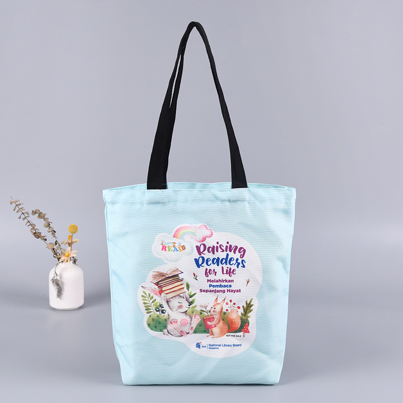 印花卡通帆布袋文艺女单肩手提包简约学生棉布袋定 做批发