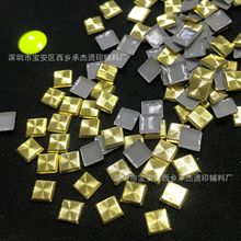 批花片系列进口方形螺旋片 DIY钻贴珠片 烫图烫钻辅料服装热烫印