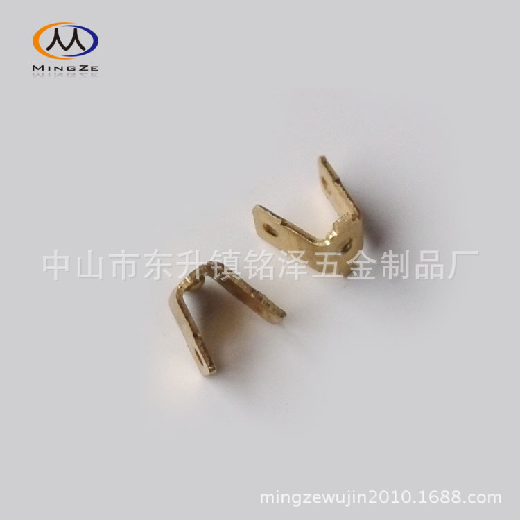 外贸各国翘板开关弹片铜夹片 冲压五金件锅仔片铆接银触点导电片