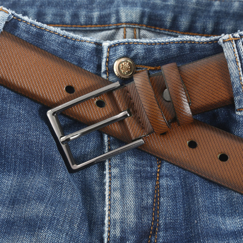 Belt men's alloy pin buckle PU belt jeans belt casual versatile pin buckle belt night market supply