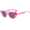 Children's retro sunglasses, decorations, sun protection cream, new collection, UF-protection