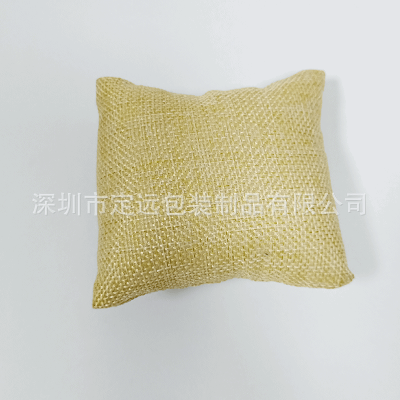 大量销售 麻布小枕头 可小枕头 首饰小枕头 手链展示小枕头