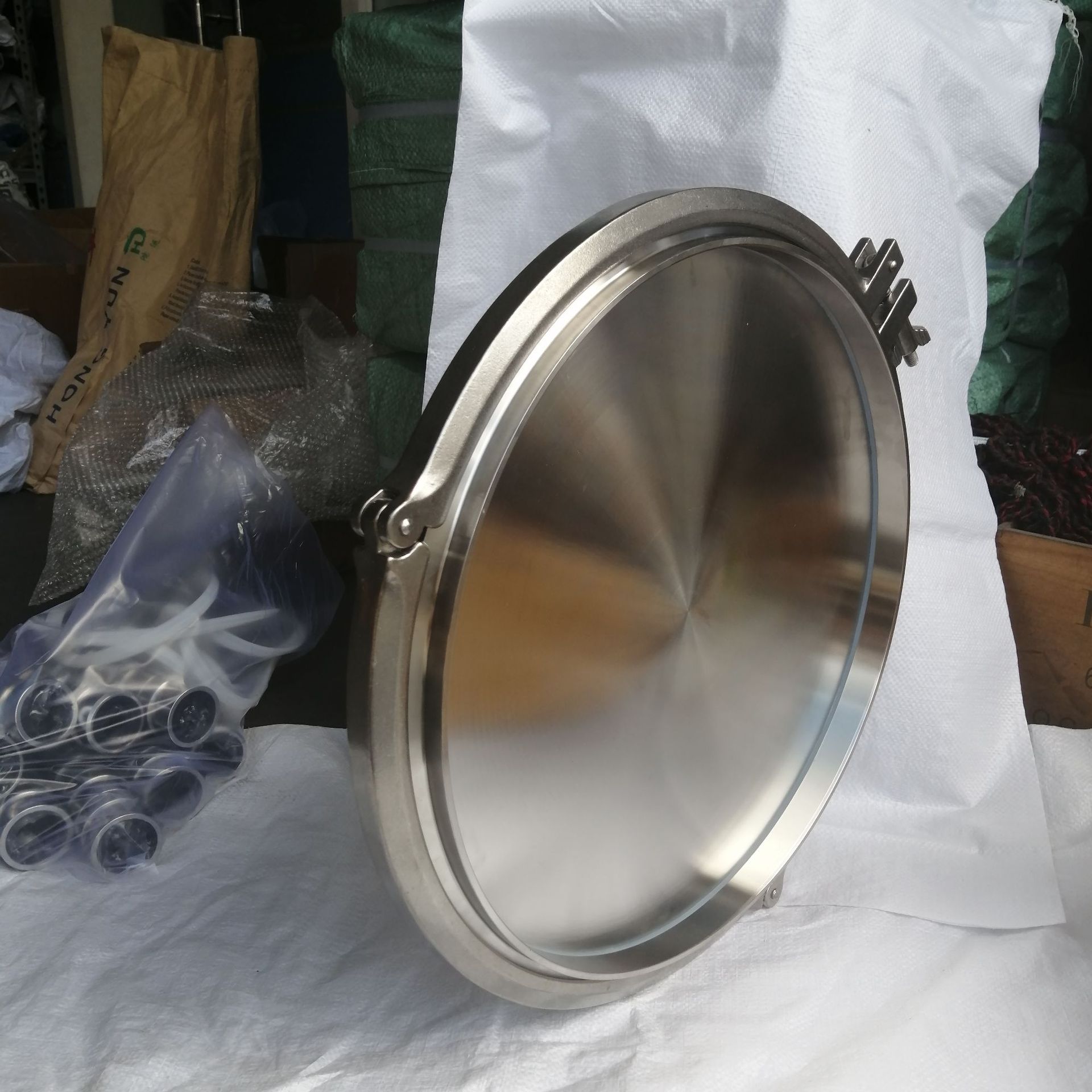 大口径卡箍快装接头盲板套装305/325/350/406/408/426/458/508