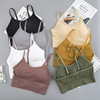 Sports tube top for elementary school students, bra, breast tightener, T-shirt, underwear, with little bears, lifting effect, for running