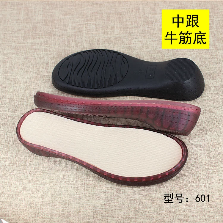 Shutai обувь плетеная на высоком каблуке сухожилие 601 крутая тканая Женская подошва с нижним крючком прозрачная Хрустальная подошва шерстяная обувь