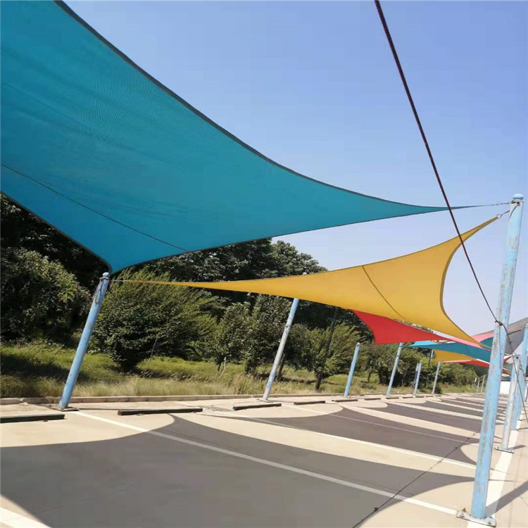 Cross-border e-commerce Amazon ebay2x2m square arc outdoor park courtyard polyester waterproof sunshade sail