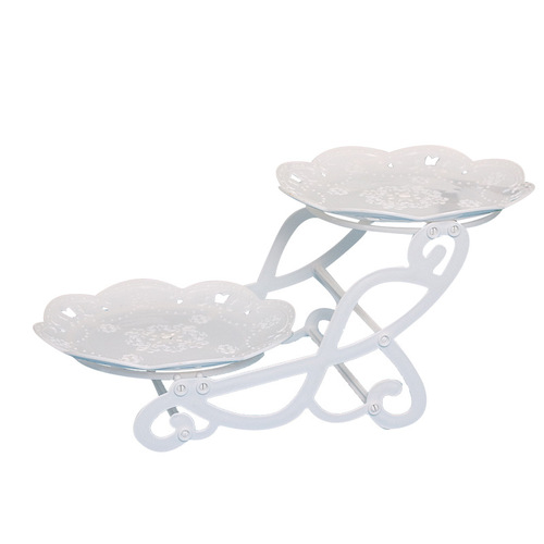 Creative Home Fruit Bowl European High-end Light Luxury Fruit Bowl Living Room Coffee Table Cake and Pastry Plate Party Dessert Table