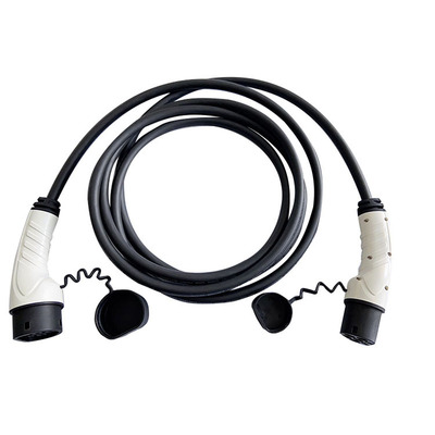 16A 3 phase Type2 to Type2 ev charging cable 7M