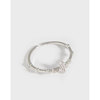Brand small design skeleton, ring, Korean style, simple and elegant design, silver 925 sample
