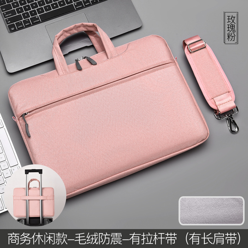 Processed and Customized Laptop Bag Satchel Shoulder Business Ultra-Thin for Men and Women 14/15.6/ 17.3inch Wholesale