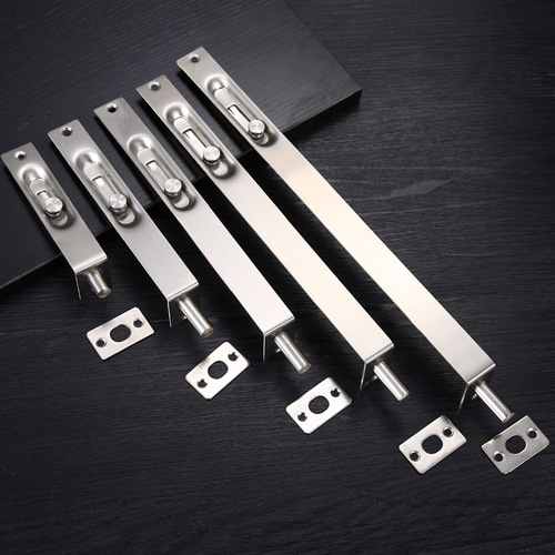 304 stainless steel concealed bolts, heaven and earth door bolts, double doors, hidden fire doors, black extended concealed bolts