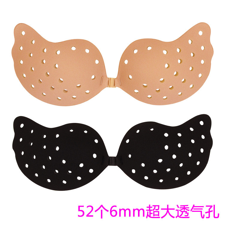 Summer Breathable Swimming Silicone Bra Patch Mango Butterfly Hollow Invisible Bra Bridal Strapless Underwear Dropshipping