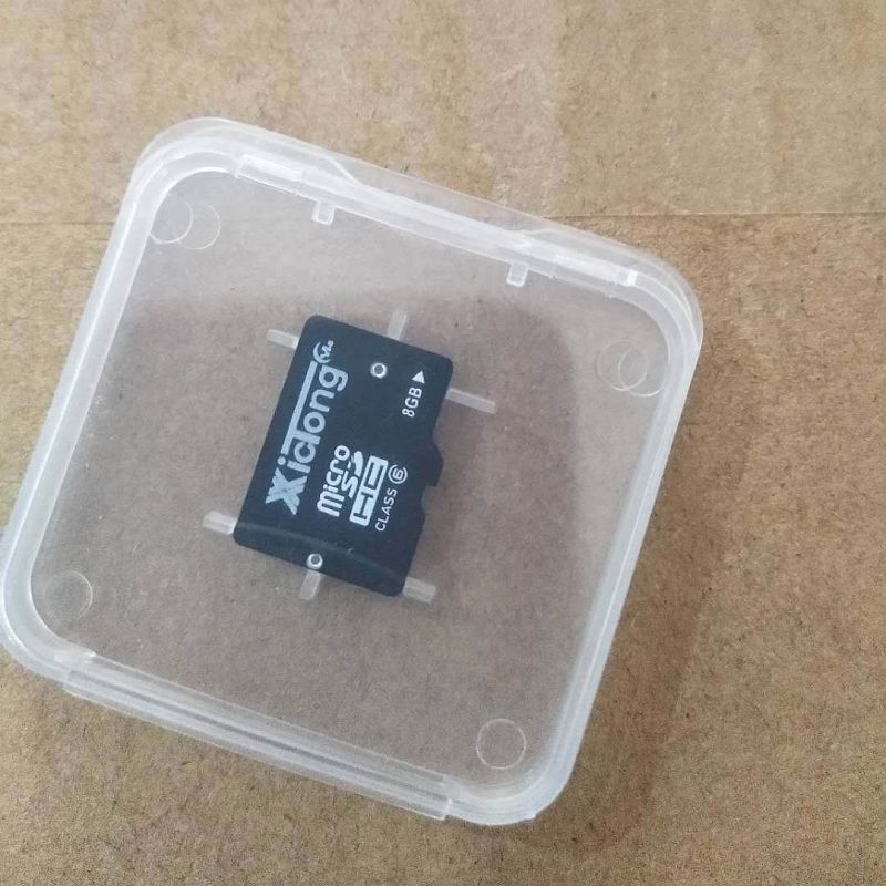Transparent SD card CF single card TF storage card SIM card box mobile phone storage card box one-piece flip PP small white box Transparent SD card CF single card TF storage card SIM card box mobile phone storage card box one-piece flip PP small white box