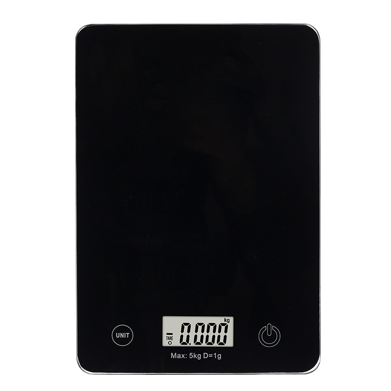 新款 精准家用厨房 电子秤 多功能电子厨房秤玻璃秤 5公斤