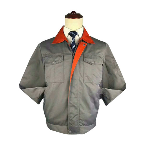 Selected Manufacturer Electric Welding Suit Workshop Workwear Construction Site Factory Long-Sleeve Polyester Canvas Protective Workwear Set Wholesale