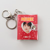 Small photoalbum, keychain with key, wholesale, 1inch, 2inch