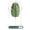 Simulation Sanjian Leaf Sancai Simulation Green Plants Decoration Palm Leaf Turtle Back Leaf Coconut Leaf Simulation Plants