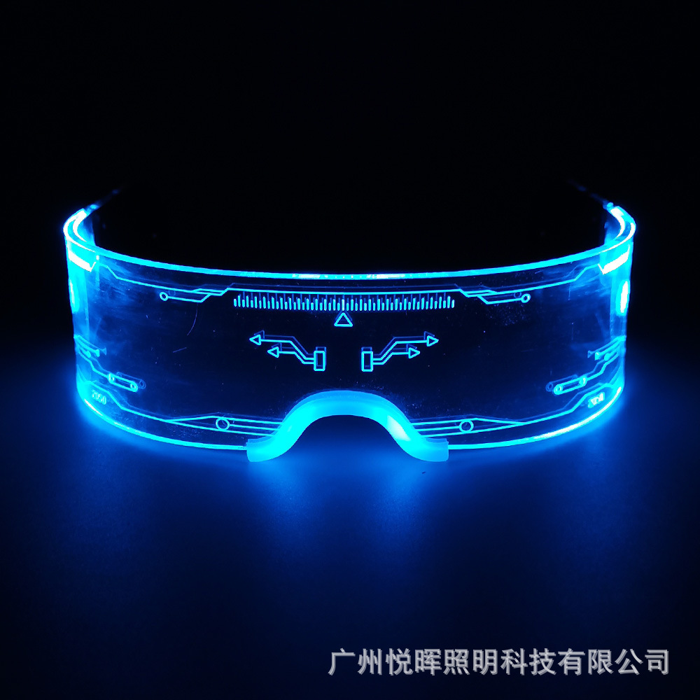 Cool Music Festival bar Night Club discoteca forma cóncava foto rendimiento apoyos LED tecnología gafas multi-color flash