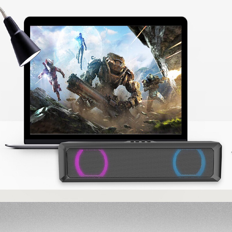 A4 Bluetooth Audio TV Cool Small Sound Buller Call Multimedia Colorful Streamer Subwoofer Long RGB Speaker A4 Bluetooth Audio TV Cool Small Sound Buller Call Multimedia Colorful Streamer Subwoofer Long RGB Speaker