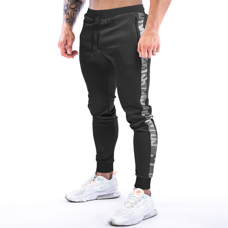 Cross-border Amazon wish muscle new men's slim fit casual pants trend men's toe sports fitness pants Cross-border Amazon wish muscle new men's slim fit casual pants trend men's toe sports fitness pants