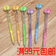 韩国天卓017侧按活动铅笔0.7/0.5自动铅笔可爱学生自动笔文具卡通