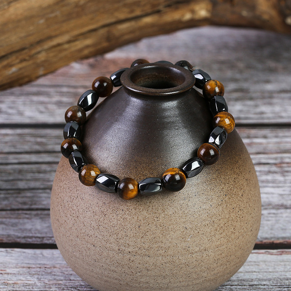 fashionable hexagonal magnetic bracelet for men and women