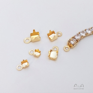 ��ɫ14K�����ʯצ朿��朗l�A��DIY�ֹ����Ʒ�����β�B�����
