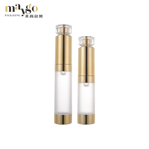New 15ML acrylic vacuum eye cream bottle 20ML massage eye essence sub-bottle transparent packaging bottle