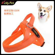 kellypet宠物用品工厂潜水料狗背带尼龙狗狗牵引绳套装宠物胸背带