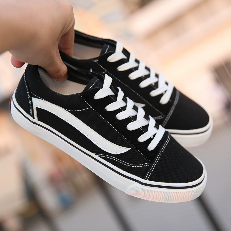 Весенние полностью черные парусиновые туфли для мальчиков, подходящие ко всему корейскому стилю, Harajuku ulzzang, студенческие пары