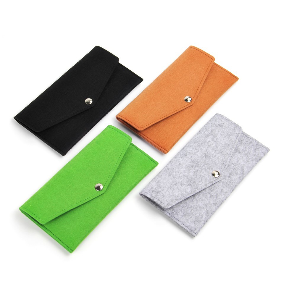 毛毡手机包手机壳包装袋毛毡绒布手机袋广告礼品毛毡信封袋