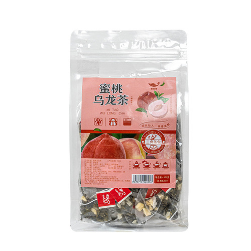 Yaozhiyuan Peach Oolong Tea White Peach Oolong Triangle Tea Bag Flower Fruit Tea Peach Oolong Tea 175g Wholesale Delivery