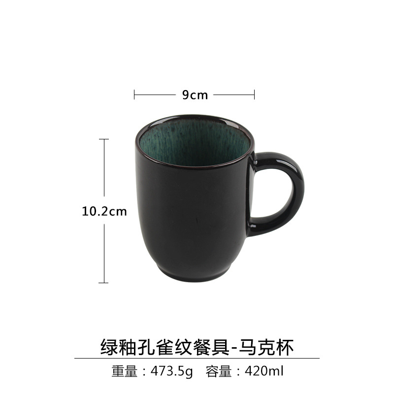 De estilo europeo Luz de lujo traje de vajilla de cerámica suministro directo de fábrica ensalada creativa tazón de fideos instantáneos hogar tazón de fideos tazón de cerámica simple