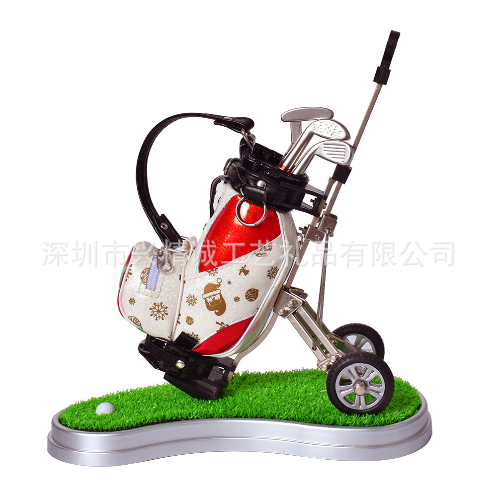 Estudiante creativo aprendizaje Premio papelería regalo Golf deportes creativo bolsa de golf titular la pluma traje