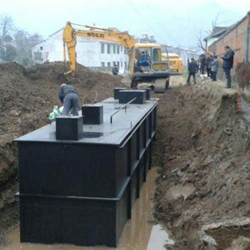 Underground integrated sewage treatment equipment, rural domestic sewage treatment equipment, washing sewage treatment equipment