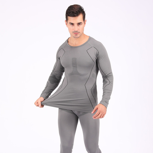 ESDY outdoor new sports knitted thermal underwear training and fitness No. 2 seamless underwear A201